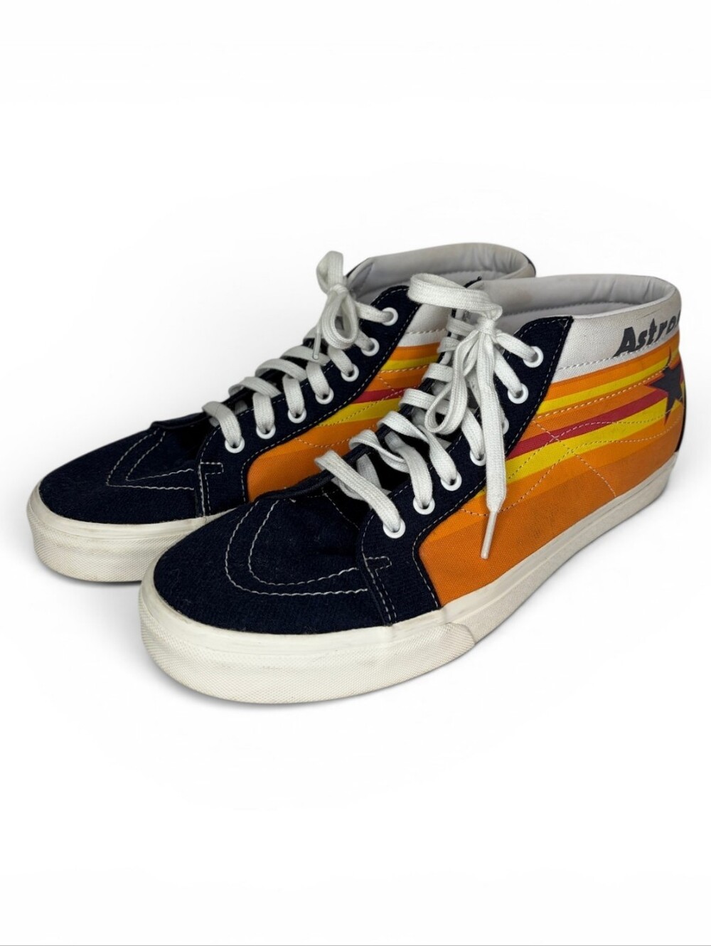 Vans Sk8-Mid Reissue Houston Astros colorway  sneakers 13
